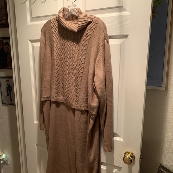 Dresses & Skirts - Long Sleeved Cowl Neck Sweater Dress
